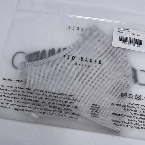 TED BAKER LONDON Reversible Reusable FACE MASK
NWT
OS - Picture 3 of 12
